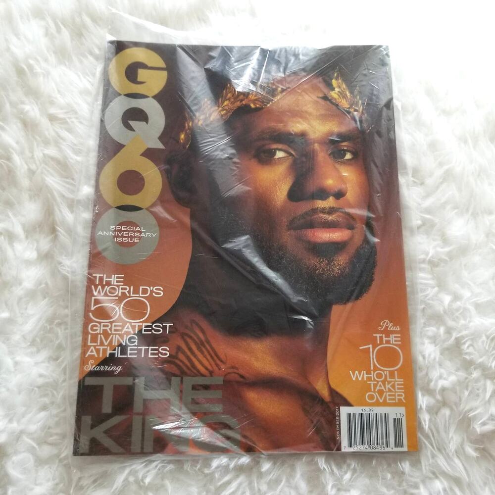 GQ Magazine LeBron James GOAT Cover Special 60th Anniversary Issue